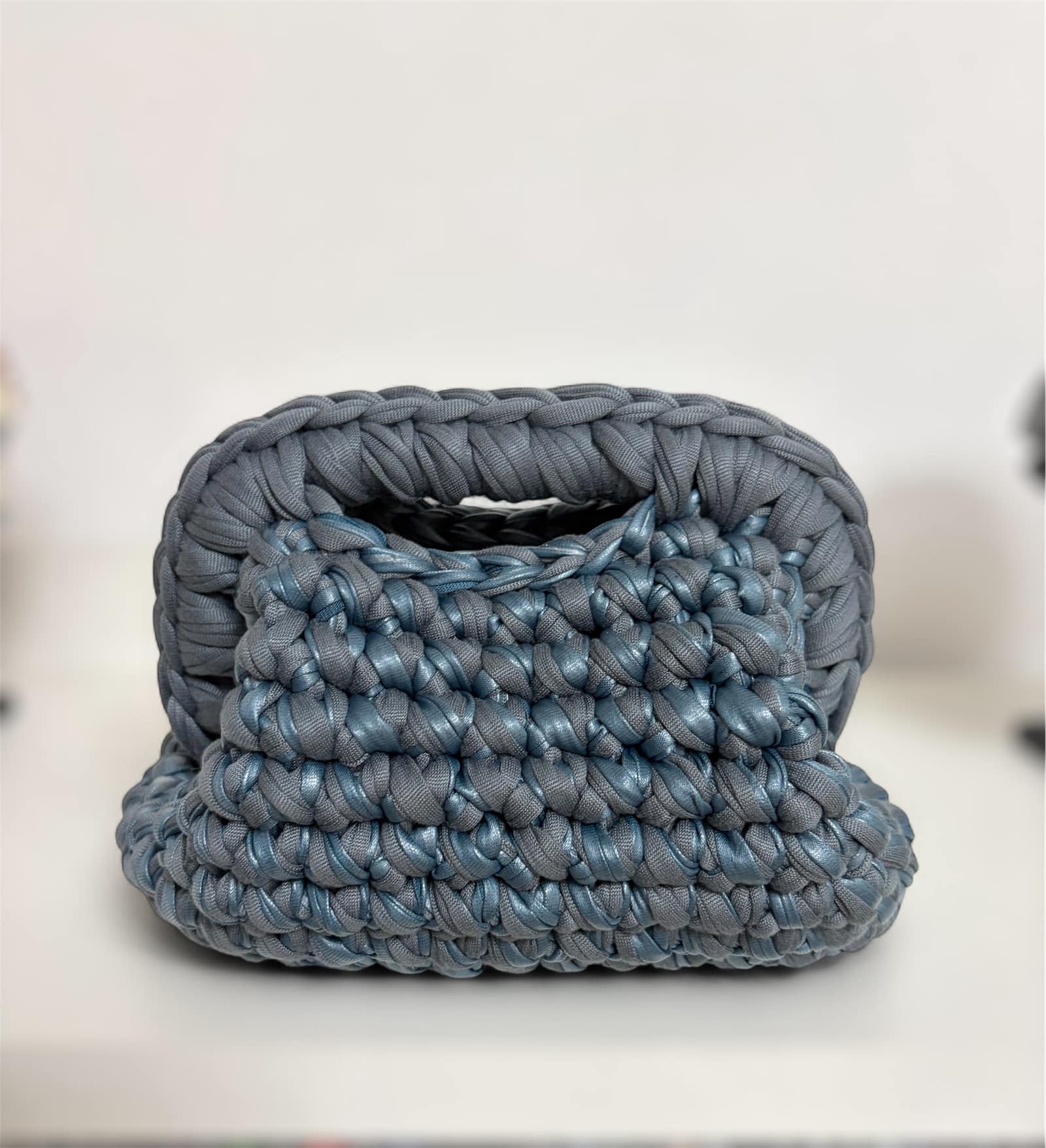 Gaia (greys) — handmade crochet bags in the UAE
