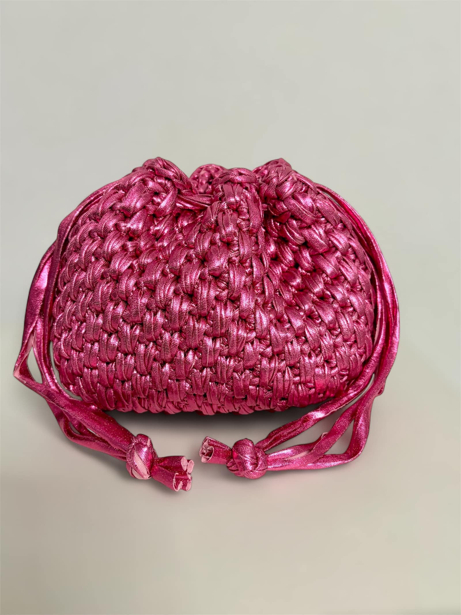 Yasmine (pink) — handmade crochet bags in the UAE