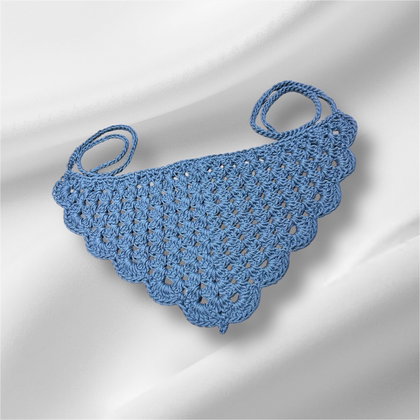 Scallop bandana (blue)